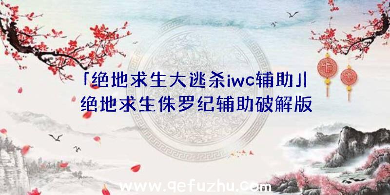 「绝地求生大逃杀iwc辅助」|绝地求生侏罗纪辅助破解版